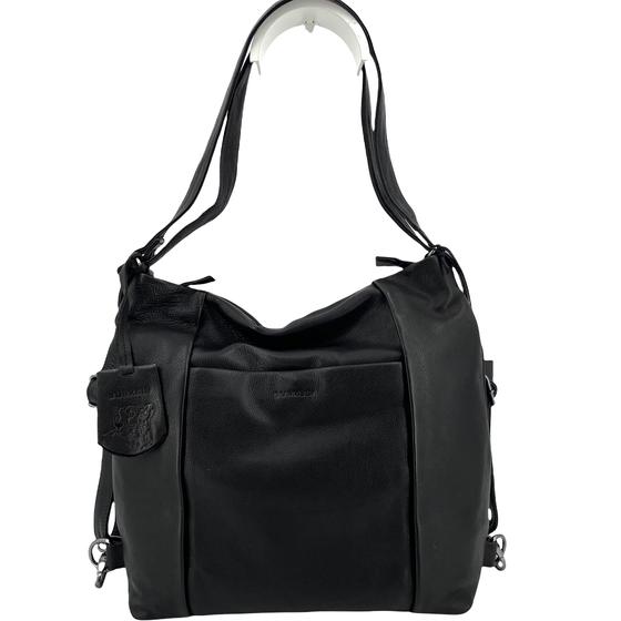 Burkely JUST Jolie 2-in-1-Tasche Rucksack Hobo Tasche schwarz
