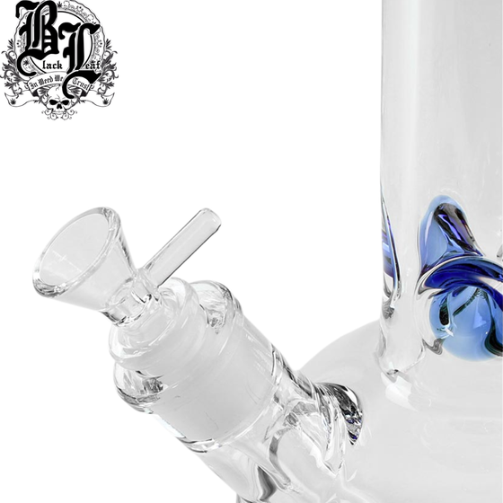 Glasbong, Black Leaf®, mit Vorkühler, 9mm