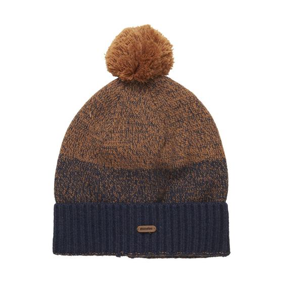 Strickmütze mit Fleecefutter, Wollmix, braun