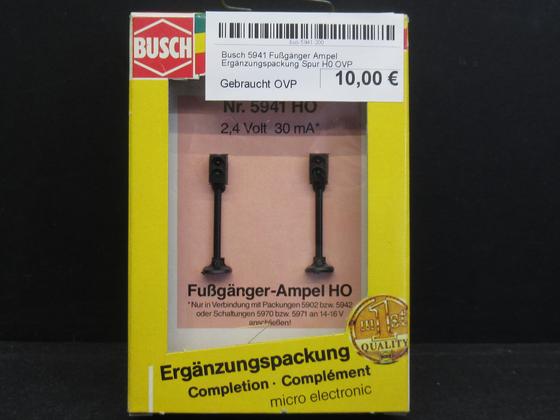 Busch 5941 Fußgänger Ampel Ergänzungspackung Spur H0 OVP