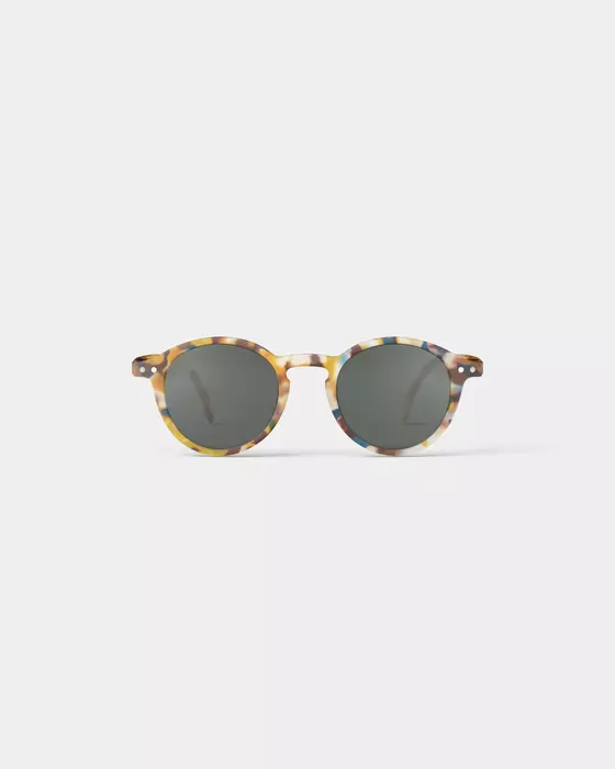 IZIPIZI junior Sonnenbrille #d Blue Tortoise - beige-blau gemustert - für Kinder 5 bis 10 Jahre