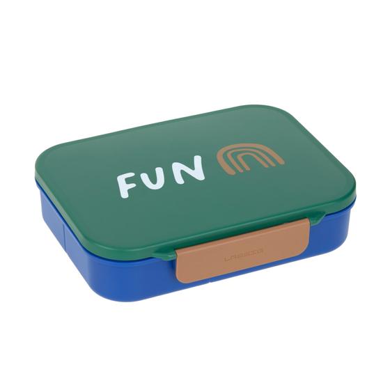Lässig Brotdose - Bento Lunchbox Little Gang Regenbogen Grün