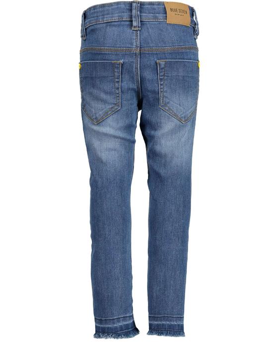 Jog-Jeans mit hohem Stretchanteil, jeansblau