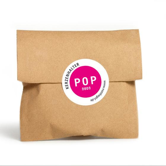 Kerzenhalter POP Neon Pink