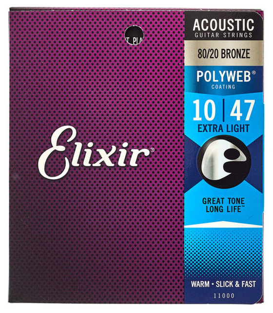  Elixir Polyweb Extra Light Akustiksaiten