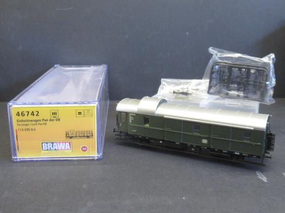 Brawa 46742 Personen Einheitswagen Packwagen (Donnerbüchse) Pwi 28 DB LED-IB Spur H0 OVP