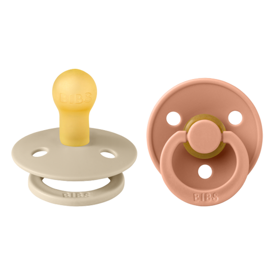 BIBS Colour 2er Pack Schnuller Peach/ Vanilla