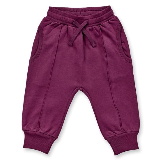 Sweathose "NEVIN", Biobaumwolle, GOTS-zertifiziert, plum