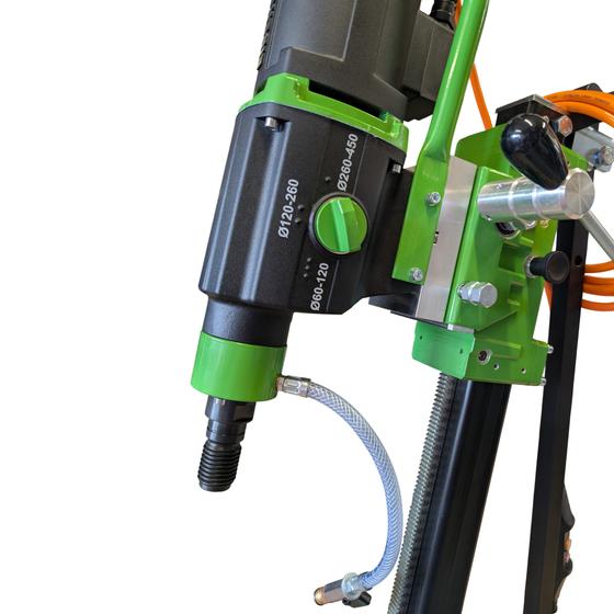 Eibenstock Kernbohreinheit <br> PLE 450 inklusive <br>1x Diamant Premium Dach Bohrkrone Ø 300 mm, Wasserdruckbehälter aus Metall & Befestigungsset