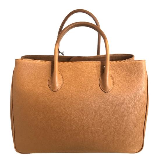 Maxima Handtasche groß  biscotto cognac