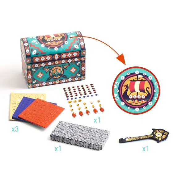 Djeco Do It Yourself Truhe zum Dekorieren Super