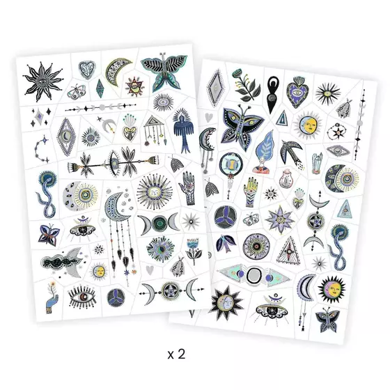 Tattoos "Wicca", dermatologisch getestet