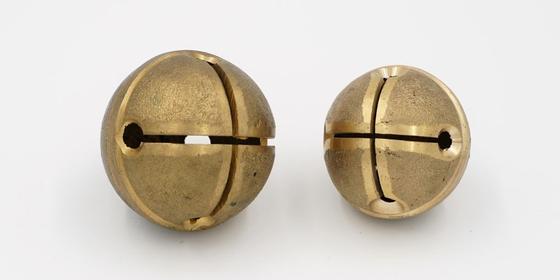 Kreuzrollen "Delux" (Messing, rau)