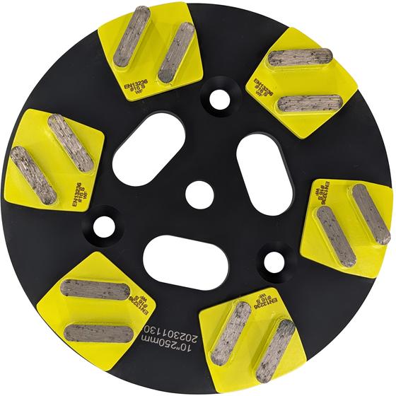 Diamant Schleifschuh <br> K 16/20 für Beton <br> passend für Grundteller Ø 250 mm
