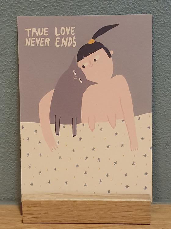 Postkarte True Love von Slinga Illustrations