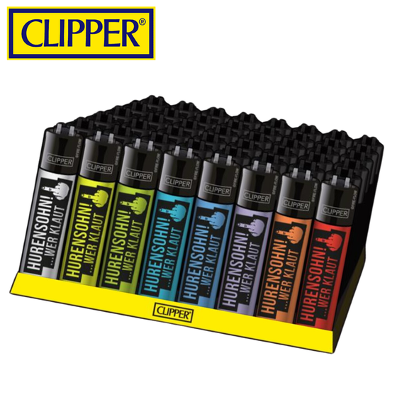 Feuerzeug, CLIPPER®, Hurensohn, Türkis