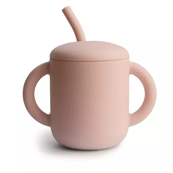 Mushie Silicon Training Cup Blush