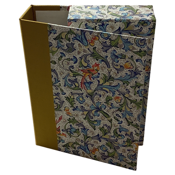 Kassette - Floral, Italienisches Buntpapier