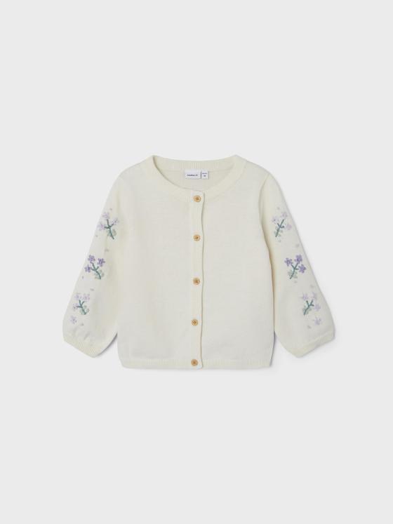 Name It Strickjacke Blümchen Jet Stream