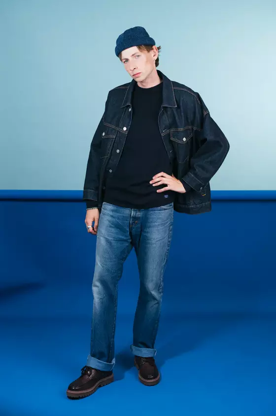 Docker Beanie Workwear Herringbone von Beton Cire