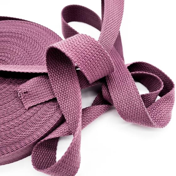 Gurtband Baumwolle 38mm - dusty grape