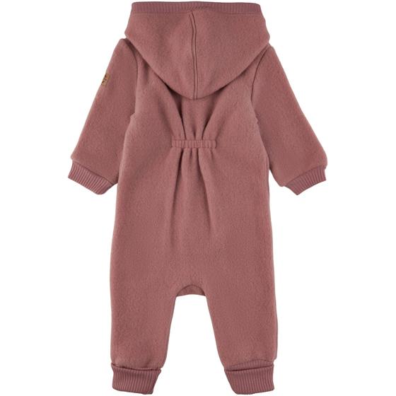 Wollfleece-Anzug aus mulesingfreier Merinowolle, burlwood