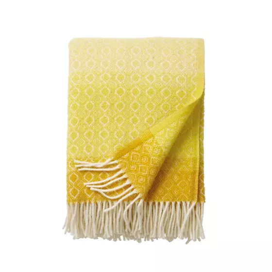 Klippan Wolldecke Havanna Yellow Multi