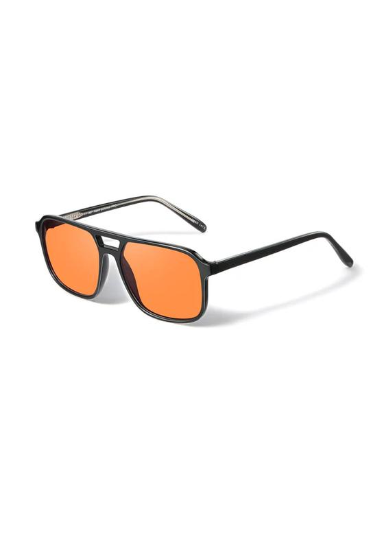 eco SHADES Sonnenbrille LAI - schwarz-orange - Unisex 