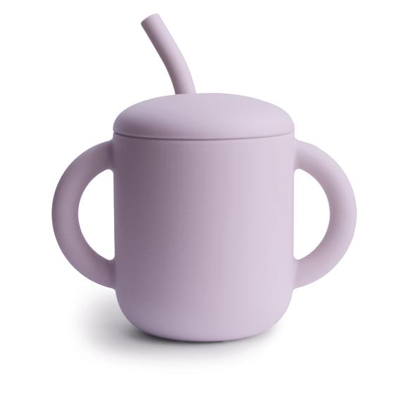 Mushie Silicon Training Cup Soft Lilac