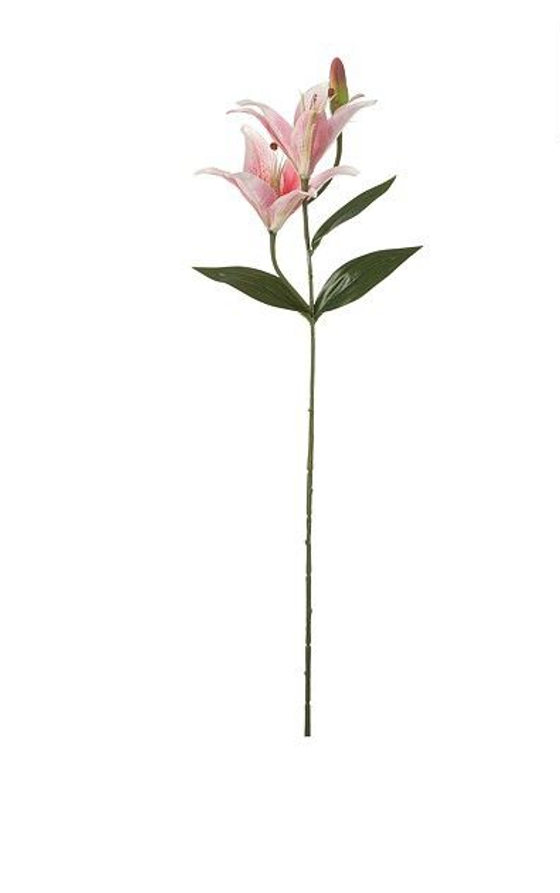 Kunstpflanze | Dekoblume Tigerlilie - Rosa/65cm