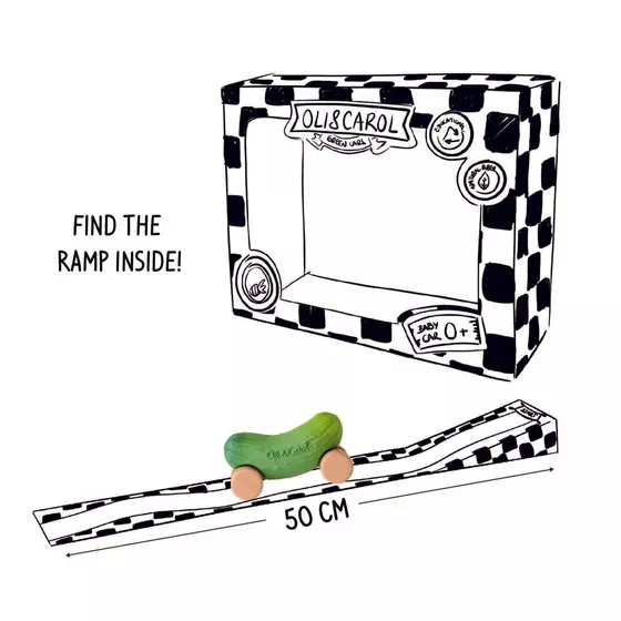 Oli&Carol Baby Car Toy Pepino The Cucumber