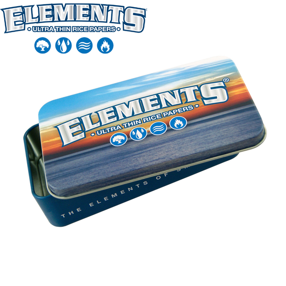 Metalldose, Elements®, leicht geöffnet