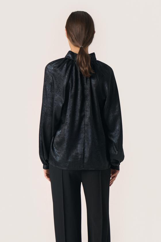 SOAKED Bluse SLElvie Ronya 30408175 - schwarz mit Schimmer
