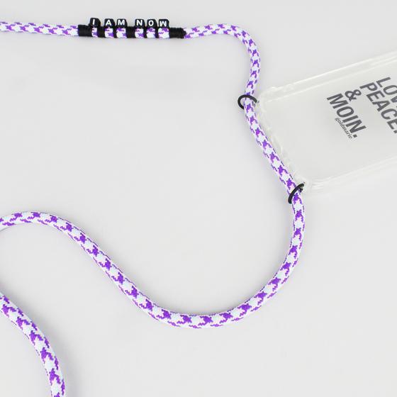 goldmarie Handykette I AM NOW beere-hellblau-rosa-weiß