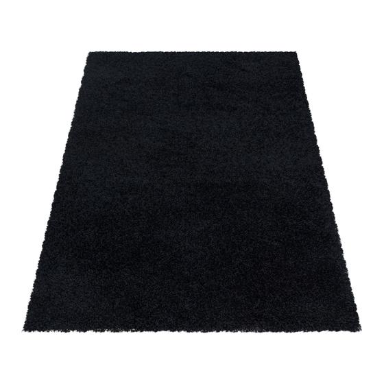 Sydney Shaggy siyah 160 x 230 cm