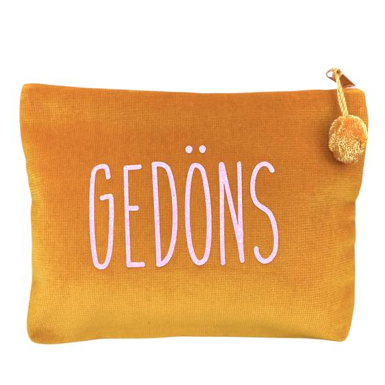 Frau Heidelberg Kosmetiktasche M orange NEON rosa GEDÖNS