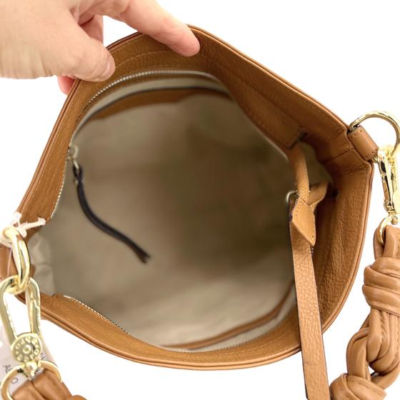 abro SOLEY Umhängetasche, cognac