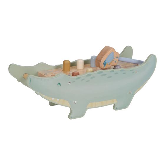 Little Dutch Holz Hammerbank Krokodil