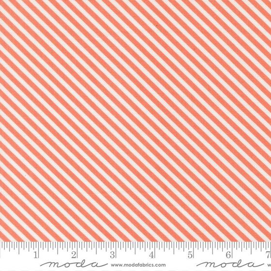 Bias Stripes Stoff in Koralle von Moda Fabrics bei Spreefee alles zum Taschen nähen kaufen