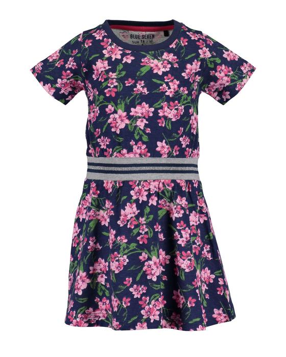 Shirtkleid mit Strickbund in der Taille, reine Baumwolle
