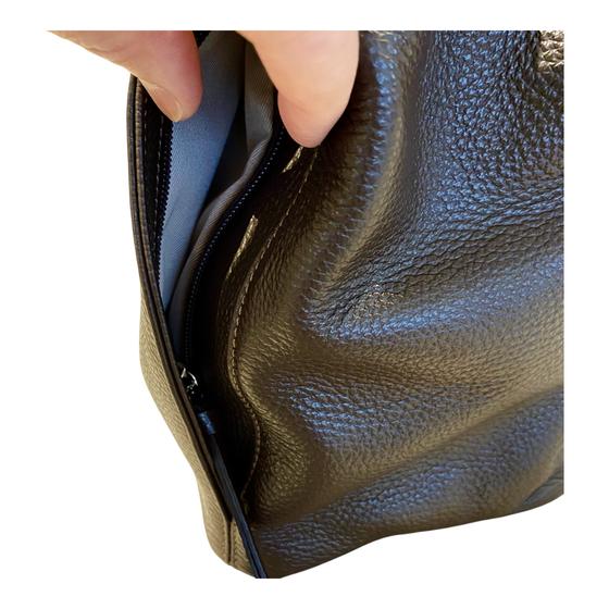 Maxima Arbeitstasche Schultertasche, moka, dunkelbraun