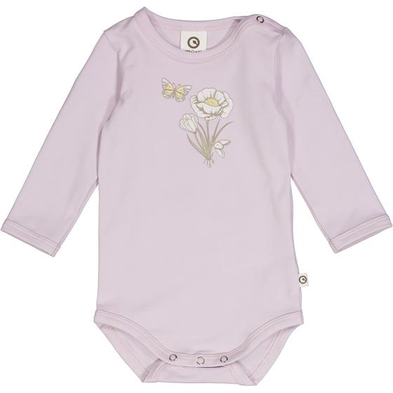 Müsli by Green Cotton Body Langarm Crocus Orchid