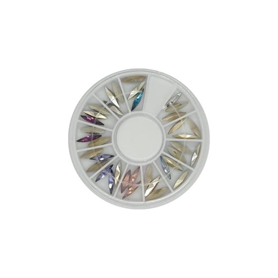 Rondell - Steinchen - spitz