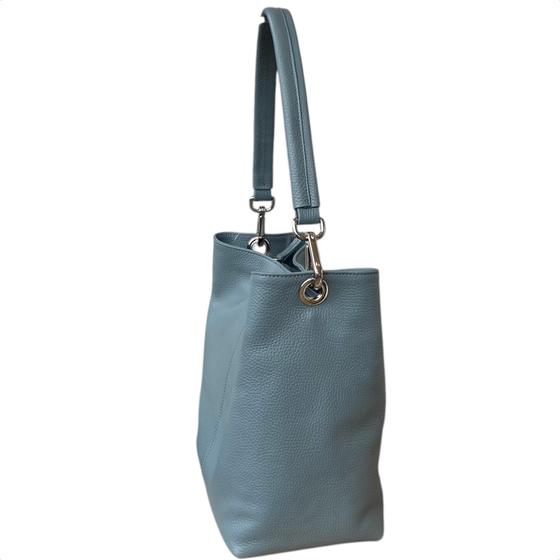 Maxima Schultertasche cement, salbeiblau