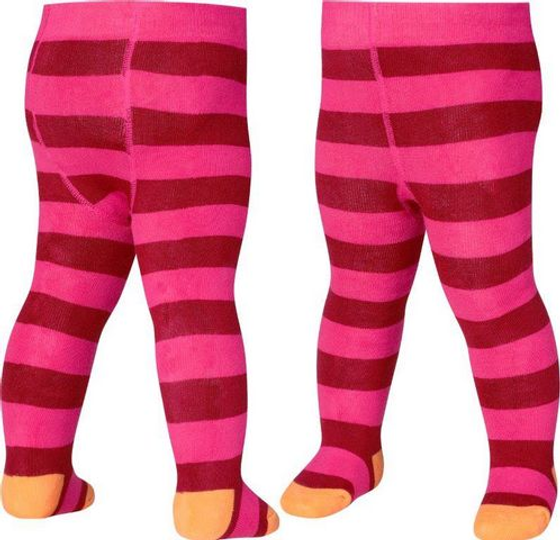 Thermo-Strumpfhose, Blockringel, pink
