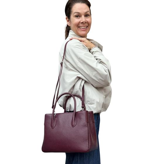 Maxima Handtasche klein burgundy, bordeaux