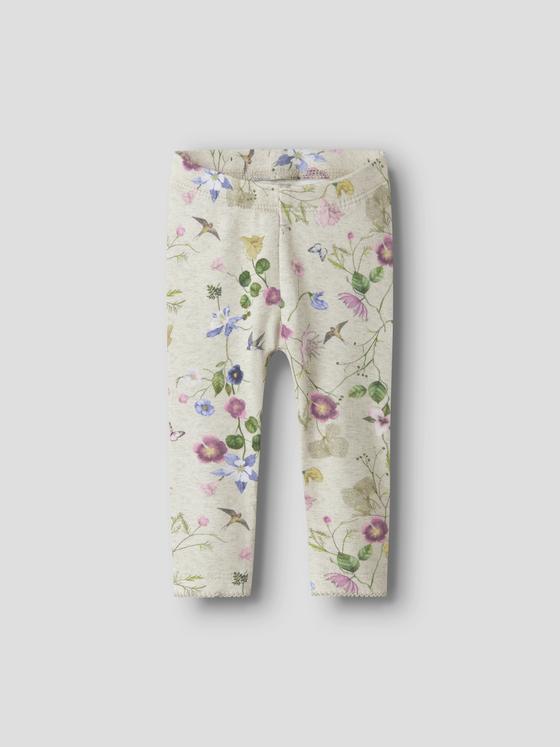 Name It Leggings Spring Flowers Peyote Melange