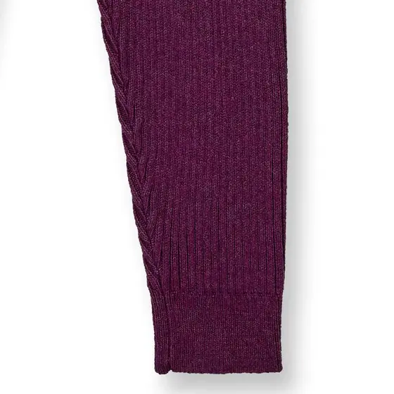 Sense Organics Strickleggings Yuma Bordeauxrot Melange
