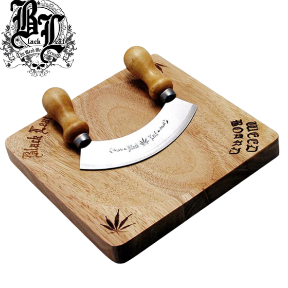 Rolling Tray, Black Leaf®, Weedboard mit Wiegemesser