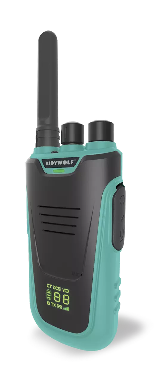 Kidywolf Walkie-Talkies mit Taschenlampe Hellblau Rosa